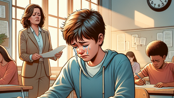 泣いてしまう子にどう寄り添う？中学受験で心が折れそうな時の親の接し方