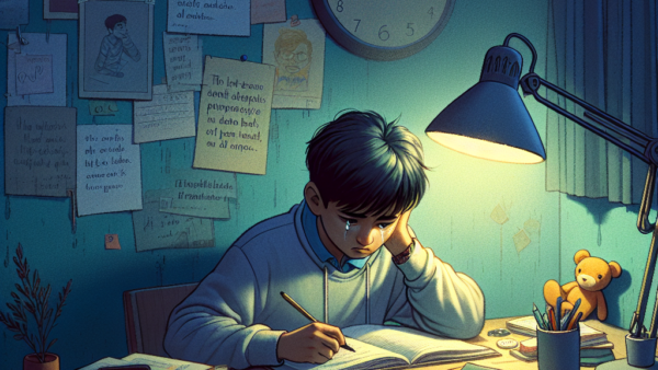 中学生の試験ストレスと夜泣きの実態と対策