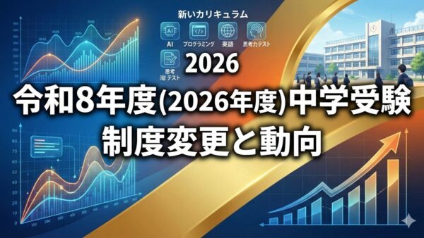 令和8年度（2026年度）中学受験に関する制度変更と動向