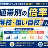 【2026年中学受験】エリア別・偏差値帯別の倍率まとめ＆「お得校・狙い目校」リスト